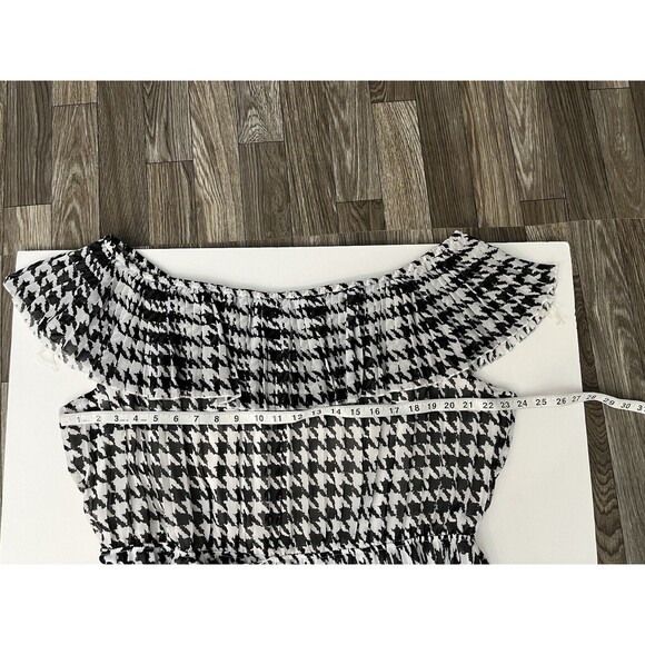 C EST 1946 Women  Dress Plus 22/24W Off-Shoulder With Ruffled Hem Elastic Waist - Picture 9 of 14